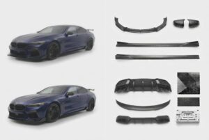 BMW 8 Series Carbon Fiber Aerodynamic kits