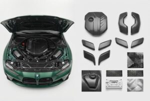 BMW M4 Carbon Fiber Engine Bay Kit