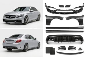Mercedes-Benz C Class Carbon Fiber Aerodynamic kits