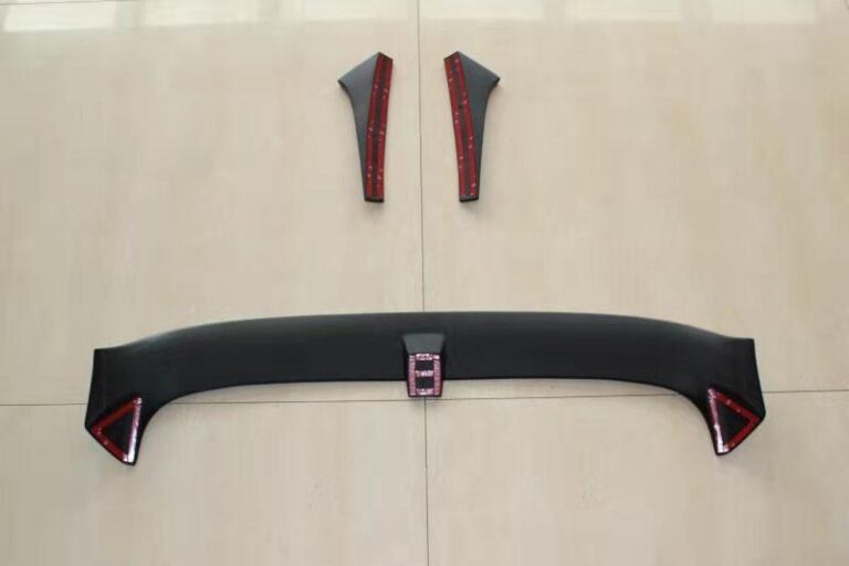 black painted Cup Roof Spoiler Approach Black For VW Golf 7 GTI Clubsport Rear Spoiler Splitter