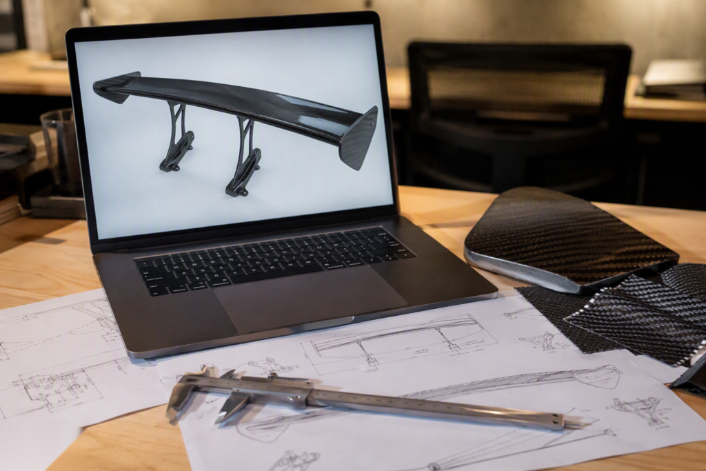 Starting a carbon fiber project with 3D files and material samples