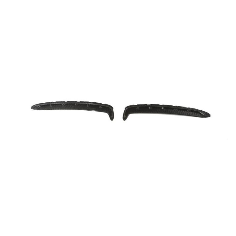 Car Cover Detector carbon fiber Front Side Foliage Leaf Fender Vent Air Outlet Lamp Trim Fit For Ford Mustang 2019-2020