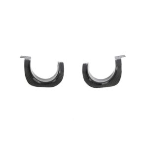 Toyota Supra GR A90 A91 Real Carbon Fiber Exterior Accessories 2pcs Tail Throat Upper Panel Decorative Cover Exhaust Pipe Cover Decorative Frame 2019-2022