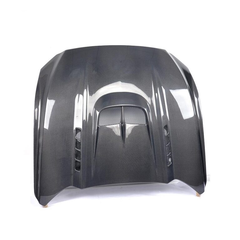 Carbon Fiber Engine Hood with Scoop for Ford Mustang GT Coupe 2-Door 15-17 (fits: Mustang)