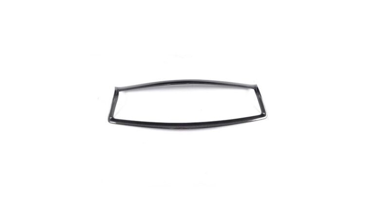 Front Grill Carbon Fiber Mesh Frame Cover for Infiniti Q50 Sedan 4-Door 14-16 (Fits: Q50)