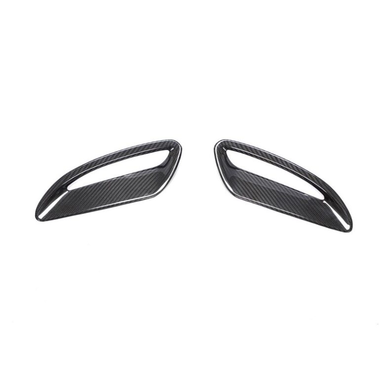Dry Carbon Fiber Hood Fender Vents For Jaguar F-Type 2-Door 2021-2022