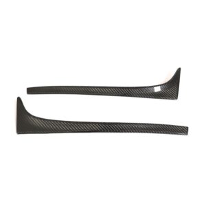 Volkswagen Golf VII MK7 7 7.5 Carbon Fiber Rear Window Fins Trim 2014-2018