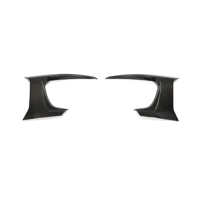 Carbon Fiber Front Bumper Trims for Jaguar F-Type 2-Door 2018-2019
