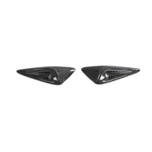 Tesla Model X prepreg dry carbon fiber Fender Camera Vent Covers Trim