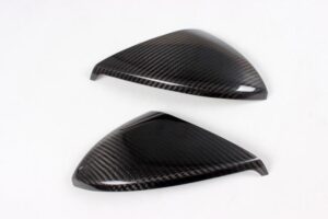 Volkswagen golf vii 7 mk7 gti carbon fiber rear review mirror cover caps 2013up