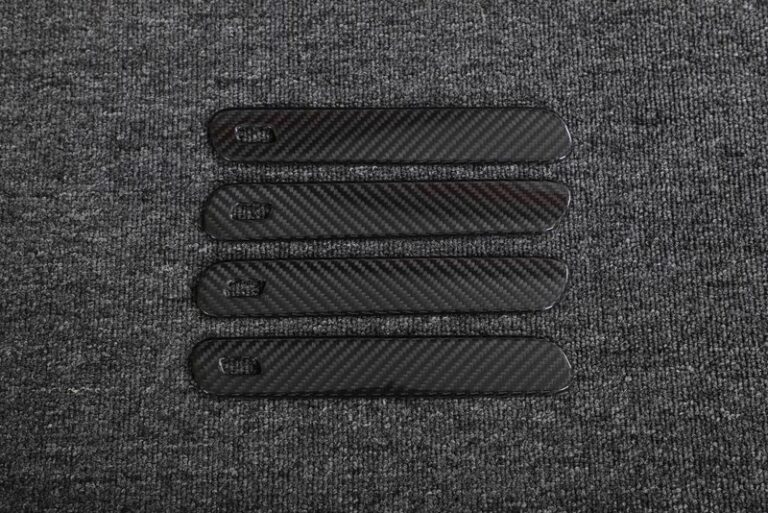 Carbon Fiber Car Exterior Door Handle Cover Panel Trims for Zeekr 001