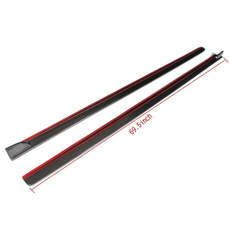carbon fiber side skirts Body Kit Fit For VW Polo 2015 Non-GTI Bumper