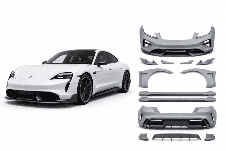 Porsche Taycan Carbon Fiber Body Kits