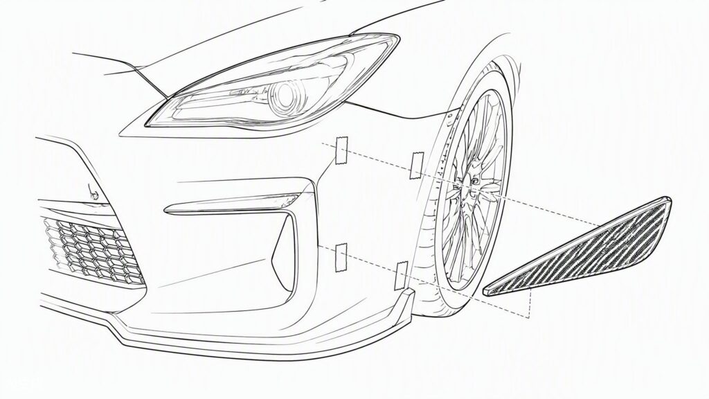 Canard positioning diagram
