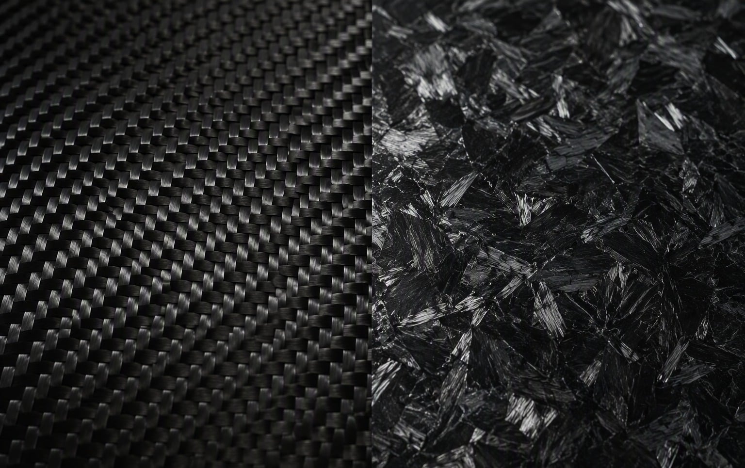 Forged carbon fiber vs woven twill carbon fiber comparison