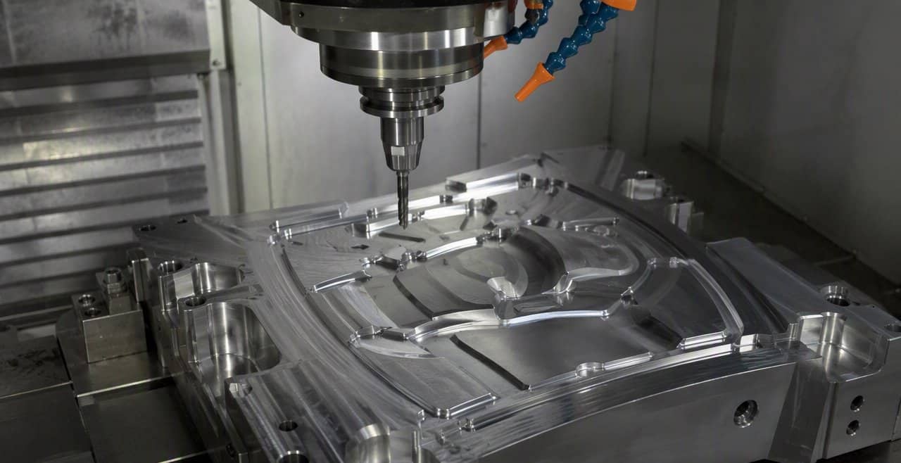 CNC machining aluminum tooling for carbon fiber prototypes