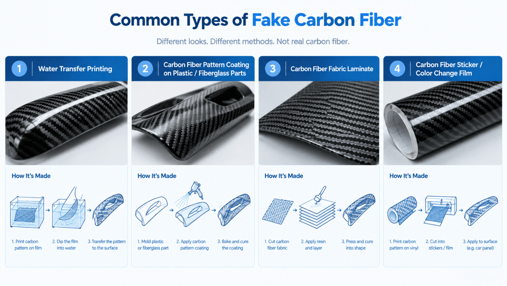 Common Types of Fake Carbon Fiber