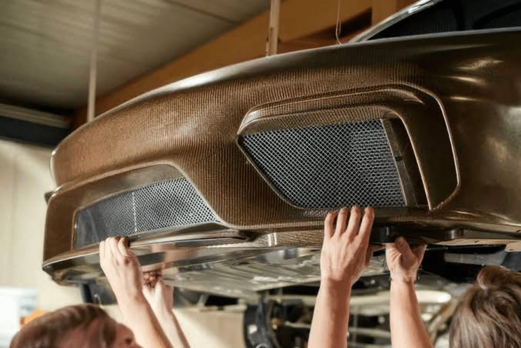 Flax fiber car parts