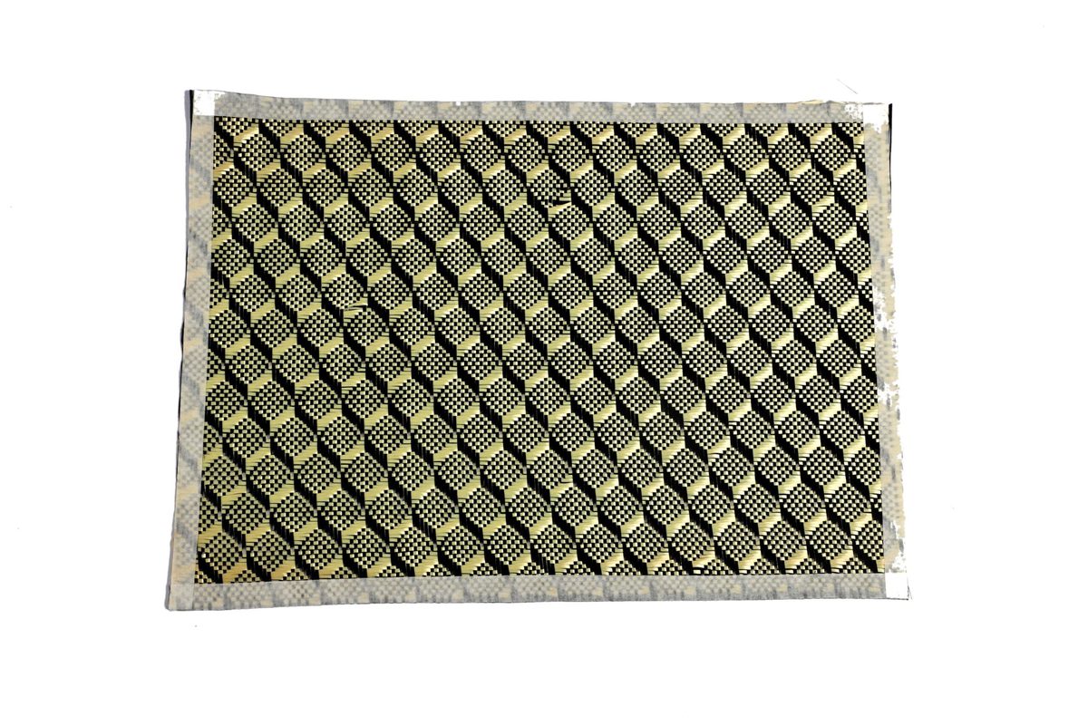 Colored custom carbon fiber fabric
