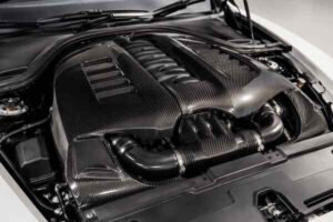 Carbon fiber engine bay cover — JC AUTOCARBON factory