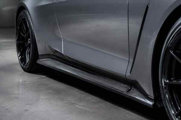 Carbon fiber side skirts — factory-direct aftermarket supply