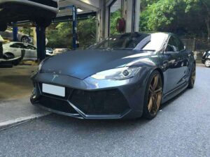 Tesla 1STGEN Model S Carbon Fiber Front Bumper